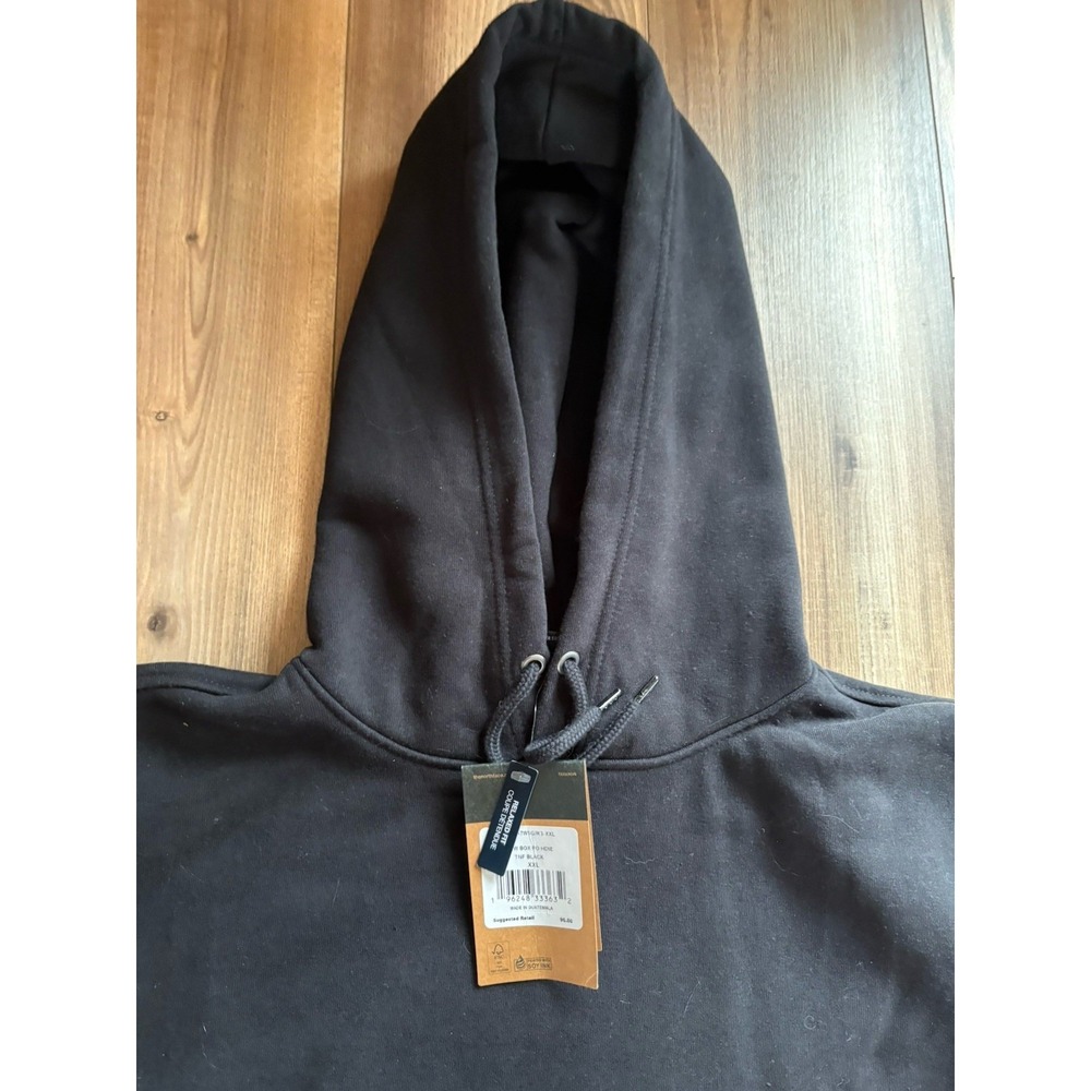 The North Face‎ TNF Black Hoodie Sweatshirt Women's XXL Thick Pocket $90 MSP - Picture 2 of 6